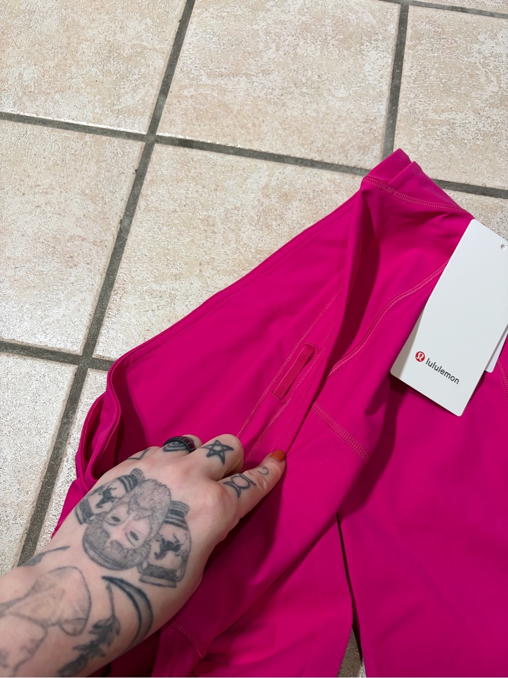 NWT Lululemon Fast and Free High-Rise Short 6" *Pockets (Pink Flare) Size 12 - Picture 8 of 9